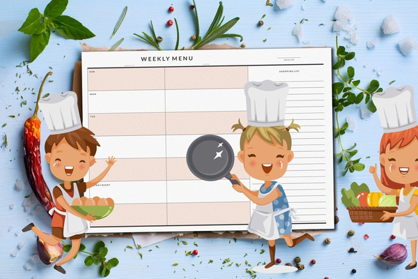 Typical weekly menu - Deadline