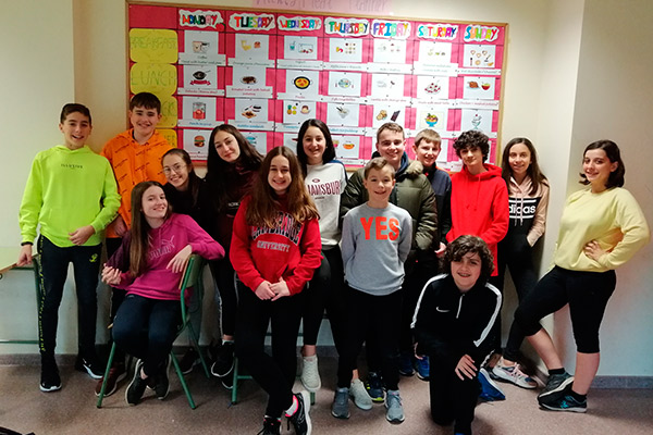 Typical weekly menú