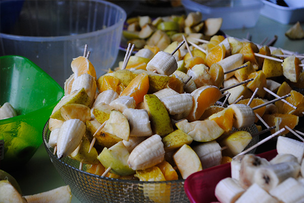 fruit skewers